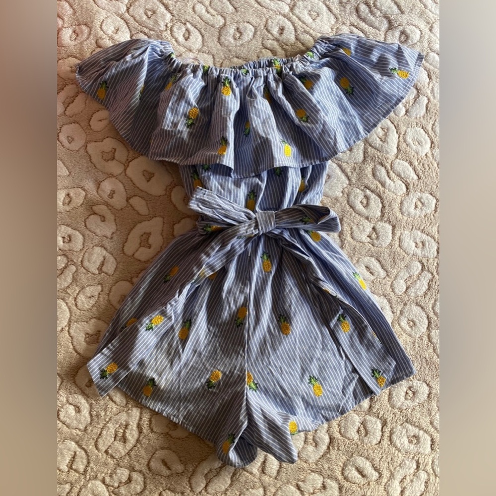 Pineapple Print Romper
